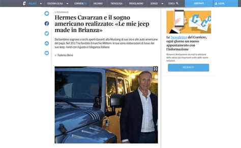 corriere.it cavarzan hermes|MILITEM, la sua visione, la sua storia ed il suo futuro  .